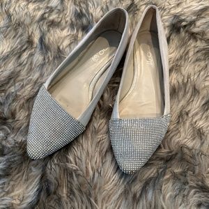 Aldo rhinestone flats